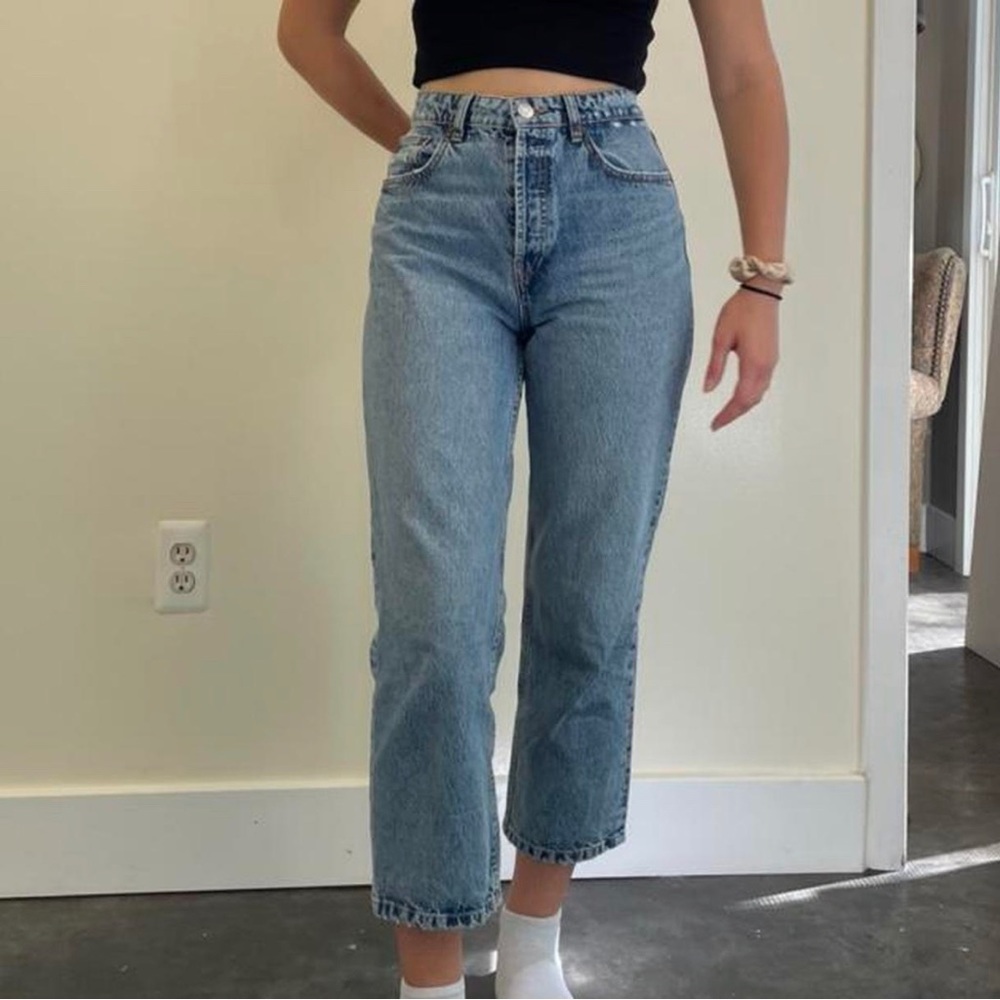Zara mom jeans